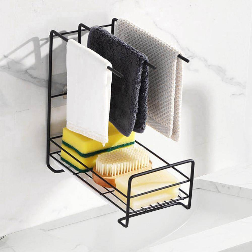 Iron Space Saving Kitchen Sink Drying Rack - MaviGadget
