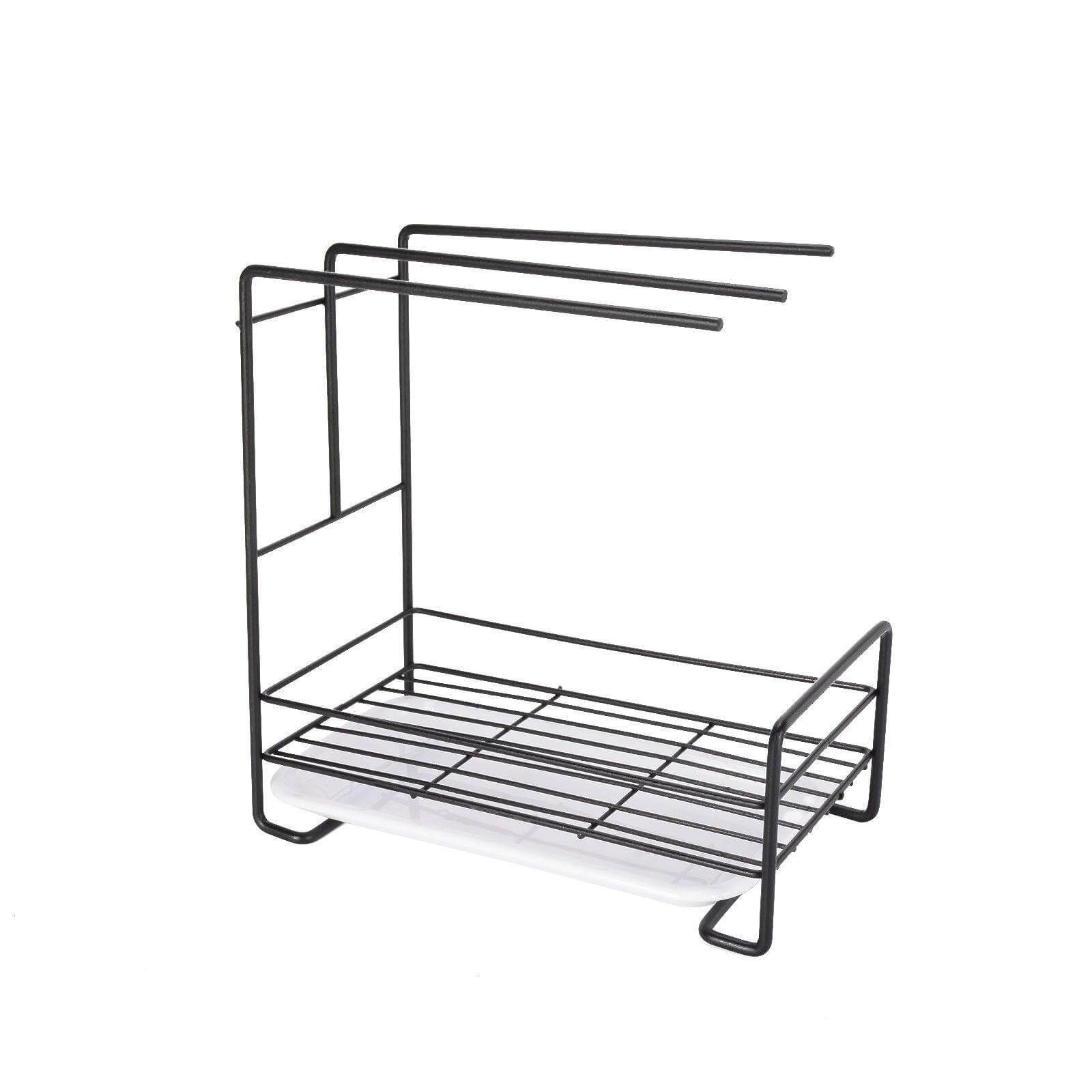 Iron Space Saving Kitchen Sink Drying Rack - MaviGadget