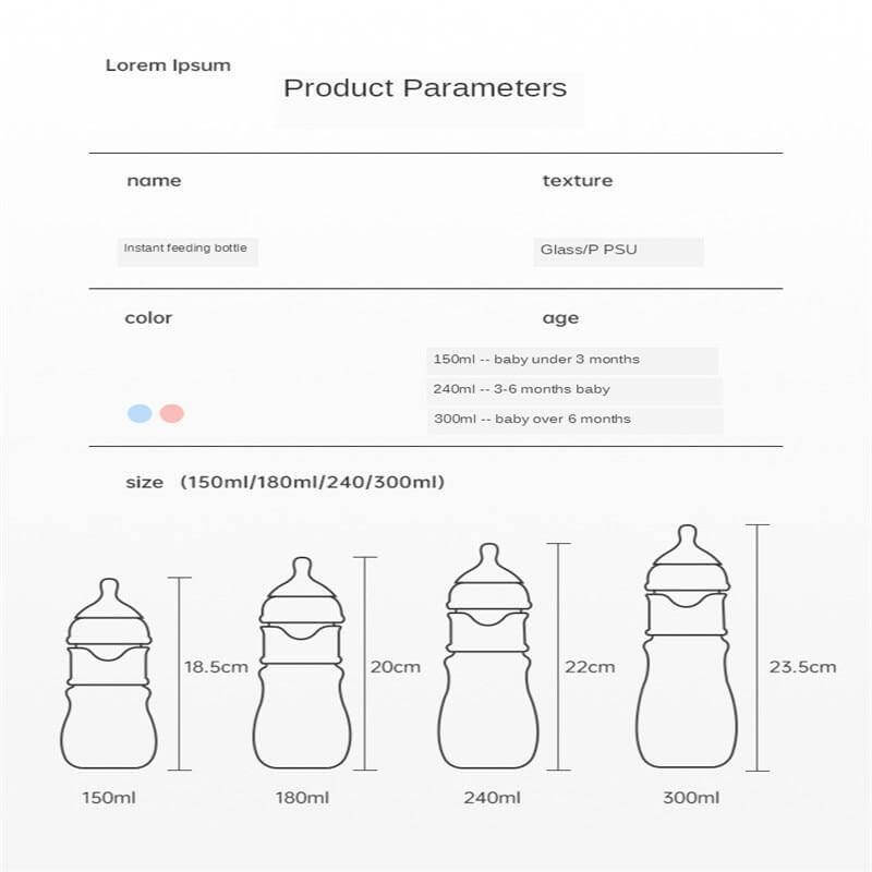 Newborn Baby Anti-colic Feeding Bottle - MaviGadget
