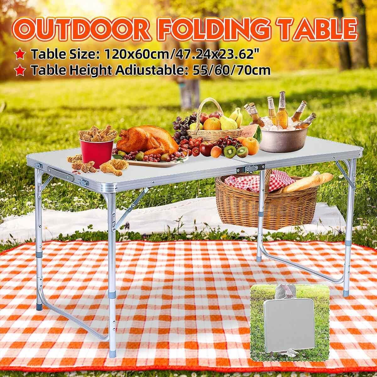 Outdoor Waterproof Adjustable Foldable Picnic Table Set - MaviGadget