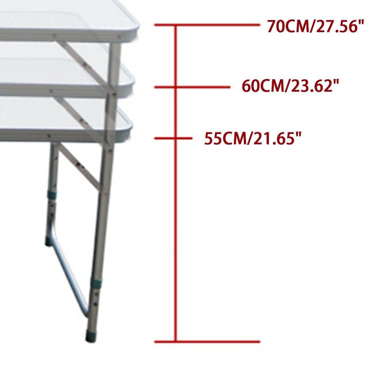 Outdoor Waterproof Adjustable Foldable Picnic Table Set - MaviGadget