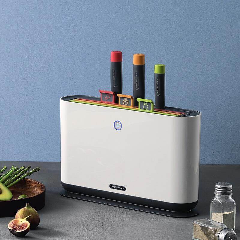 Portable Smart UV Light Chopping Board Knife Sterilizer Holder - MaviGadget
