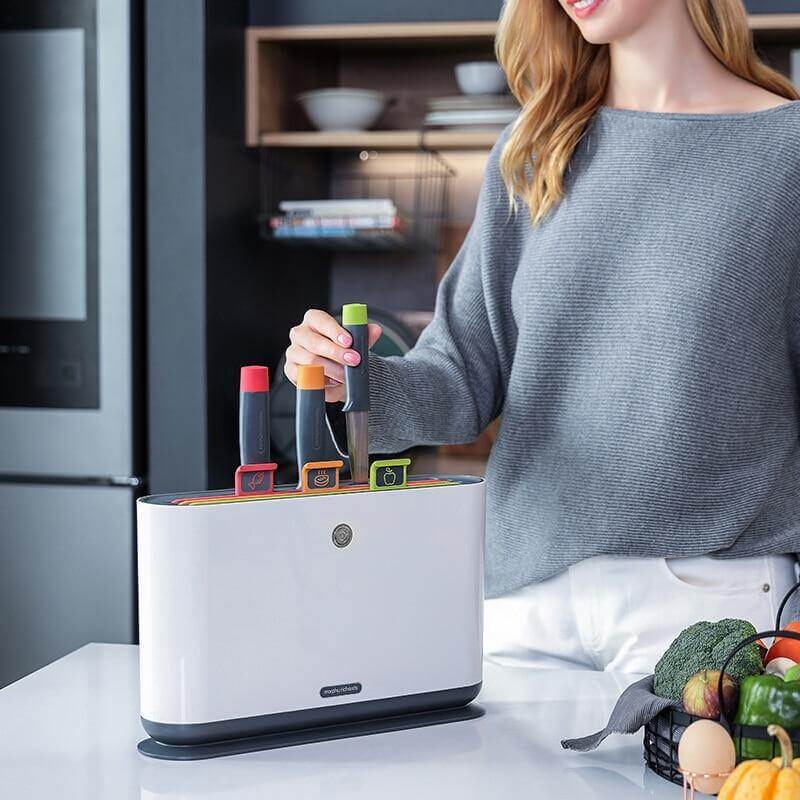 Portable Smart UV Light Chopping Board Knife Sterilizer Holder - MaviGadget