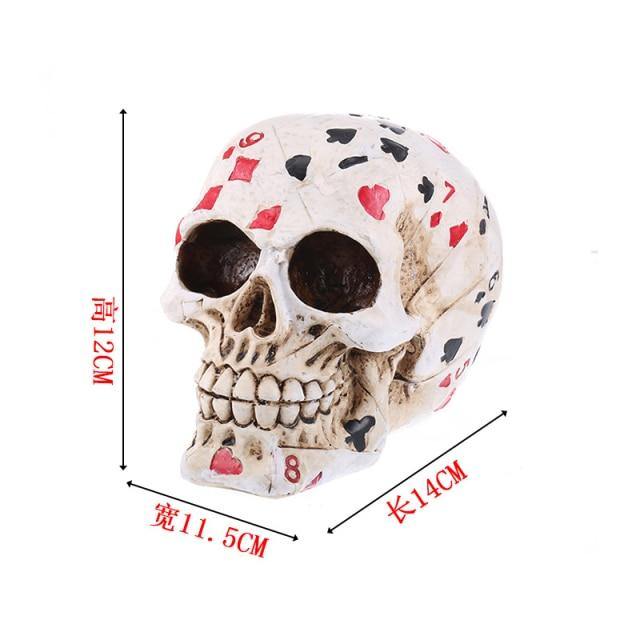Skull Resin Skeleton Army Figurine Halloween Decoration - MaviGadget