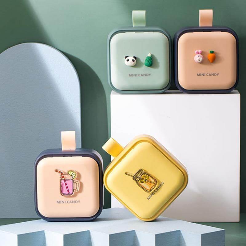 Cute Cartoon Style Pill Case Organizer - MaviGadget