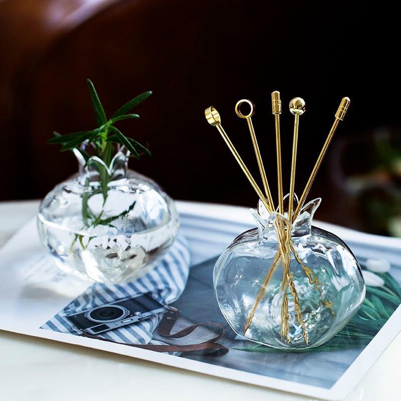 Elegant Stainless Steel Fruit Fork Jar - MaviGadget