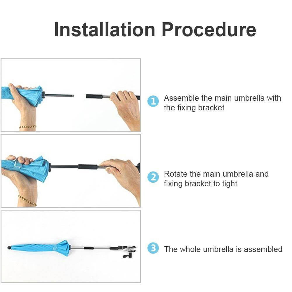 Adjustable Anti-UV Baby Stroller Umbrella - MaviGadget