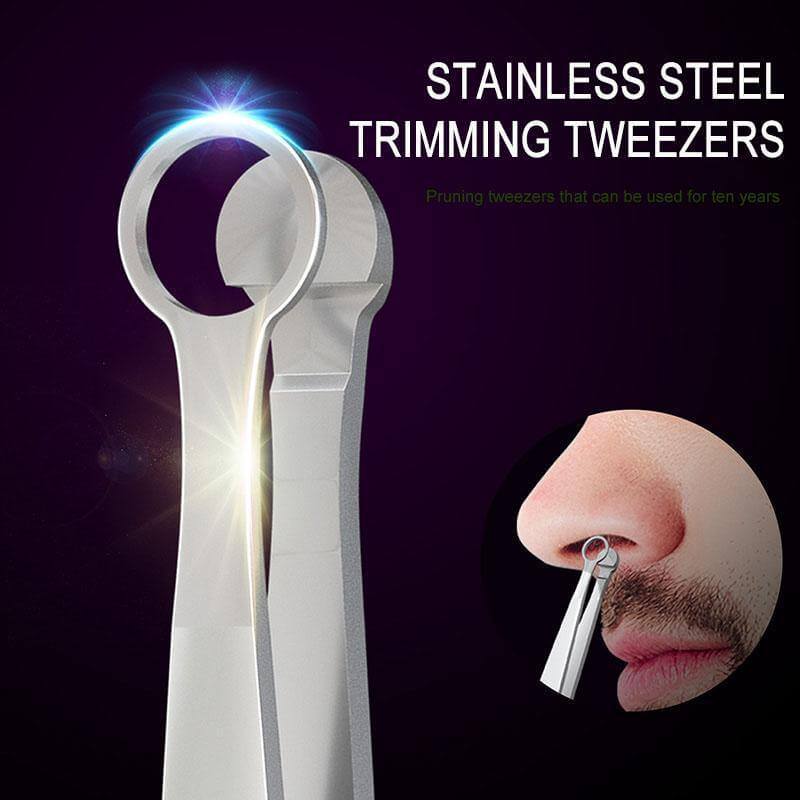 Nose Hair Round Tip Trimming Tweezers - MaviGadget