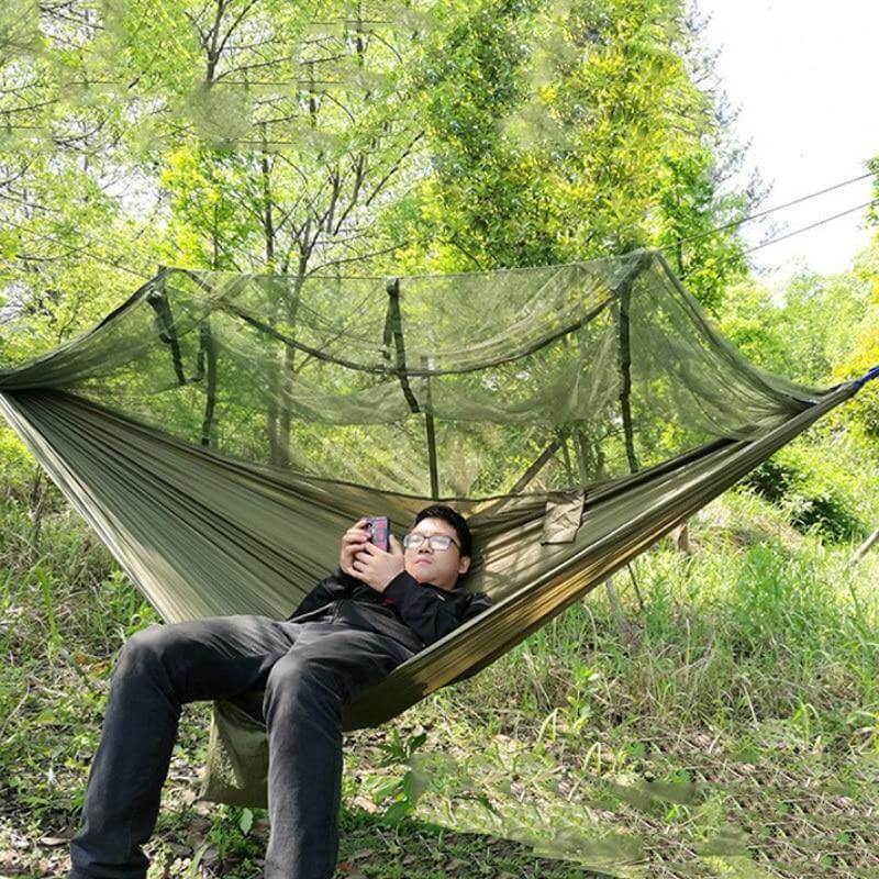 Portable Adventure Camping Outdoor Mosquito Net Hammock - MaviGadget