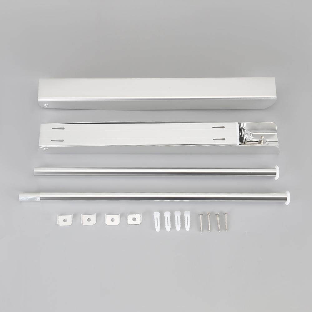 Wall Mounted Retractable Folding Clothes Rack - MaviGadget