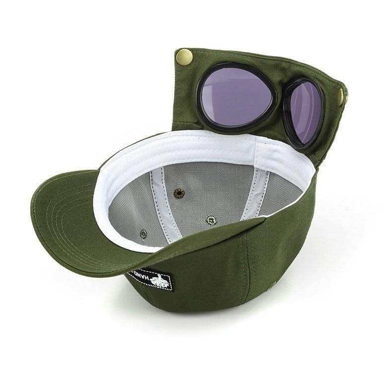 Cool Unisex Aviator Sunglasses Hat - MaviGadget