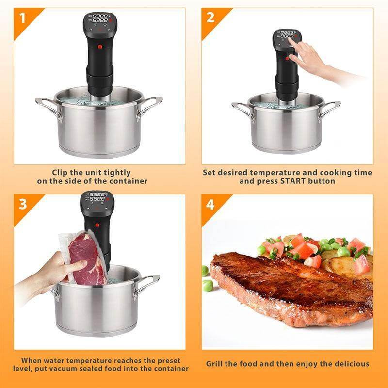 Sous Vide Digital Screen Temperature&Time Control - MaviGadget
