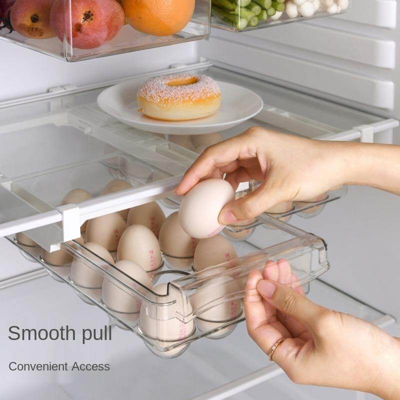 Fridge Organizer Under Shelf Drawer Box - MaviGadget