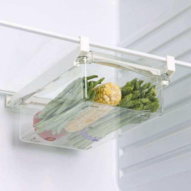 Fridge Organizer Under Shelf Drawer Box - MaviGadget