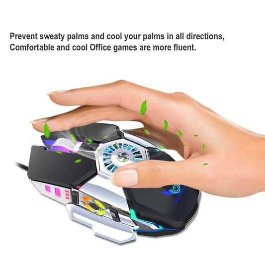 Cooling USB Fan Gaming Mouse - MaviGadget