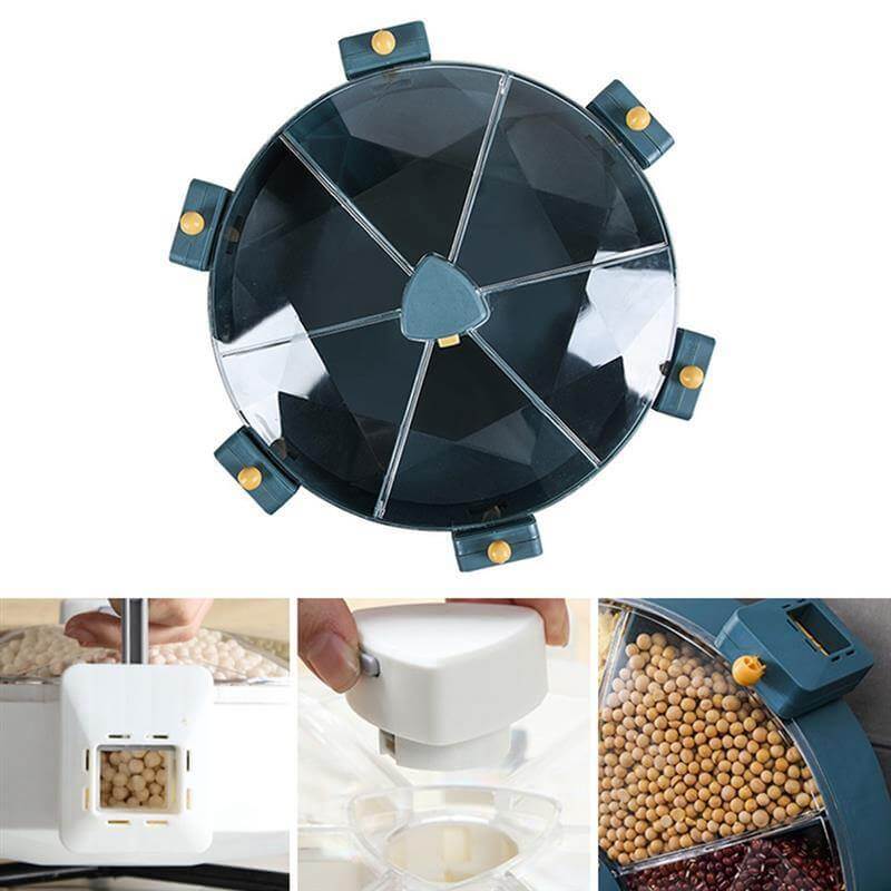 Wall Mounted 360 Degree Rotatable Cereals Grain Storage - MaviGadget