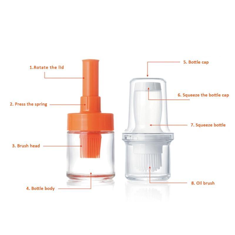 Silicone Oil Bottle Brush - MaviGadget