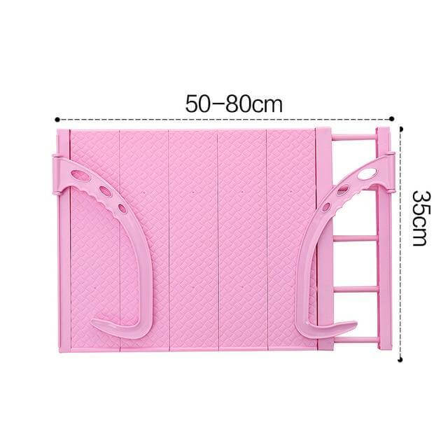 Balcony Foldable Clothes Hanging Drying Rack Organizer - MaviGadget