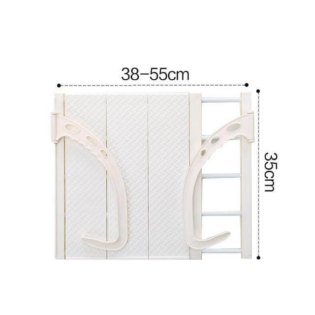 Balcony Foldable Clothes Hanging Drying Rack Organizer - MaviGadget