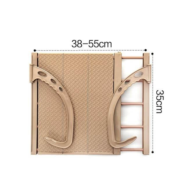 Balcony Foldable Clothes Hanging Drying Rack Organizer - MaviGadget