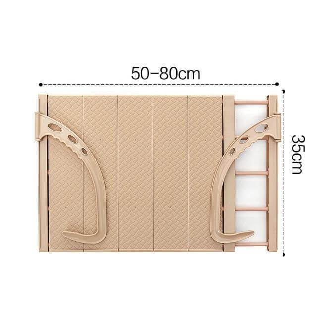 Balcony Foldable Clothes Hanging Drying Rack Organizer - MaviGadget