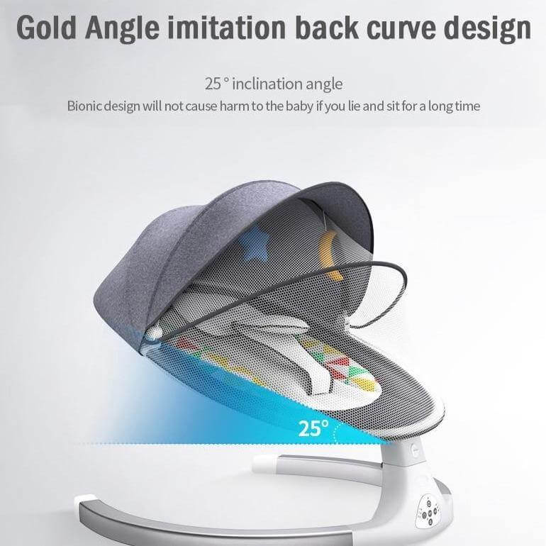 Remote Controlled Bluetooth Smart Baby Rocking Bouncer - MaviGadget