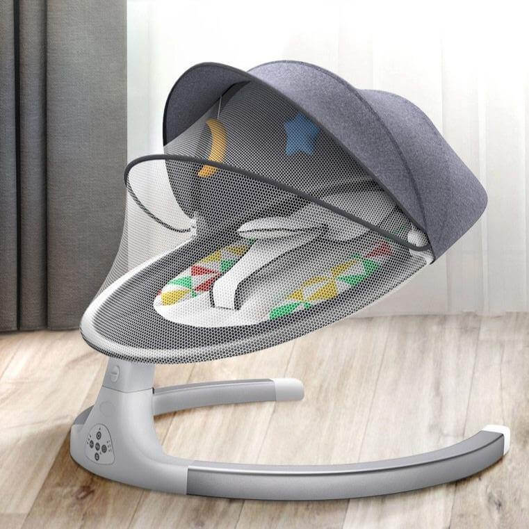 Remote Controlled Bluetooth Smart Baby Rocking Bouncer - MaviGadget