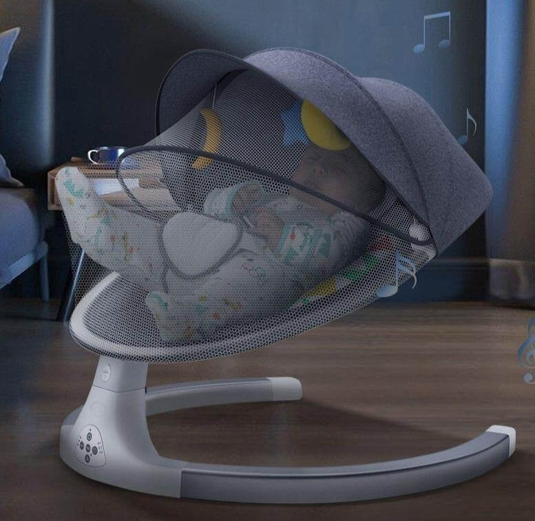 Remote Controlled Bluetooth Smart Baby Rocking Bouncer - MaviGadget