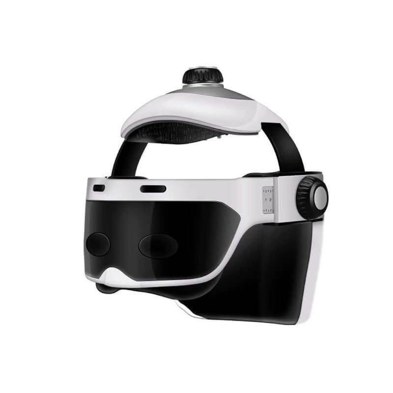 Chargeable Electric Heating Head Eye Massage Helmet - MaviGadget