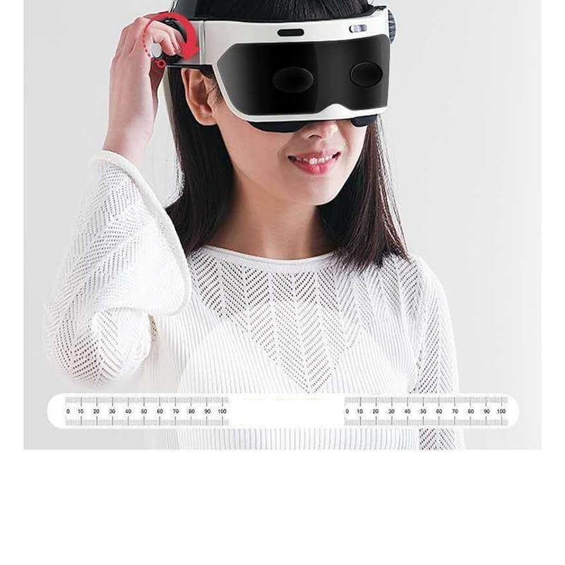Chargeable Electric Heating Head Eye Massage Helmet - MaviGadget