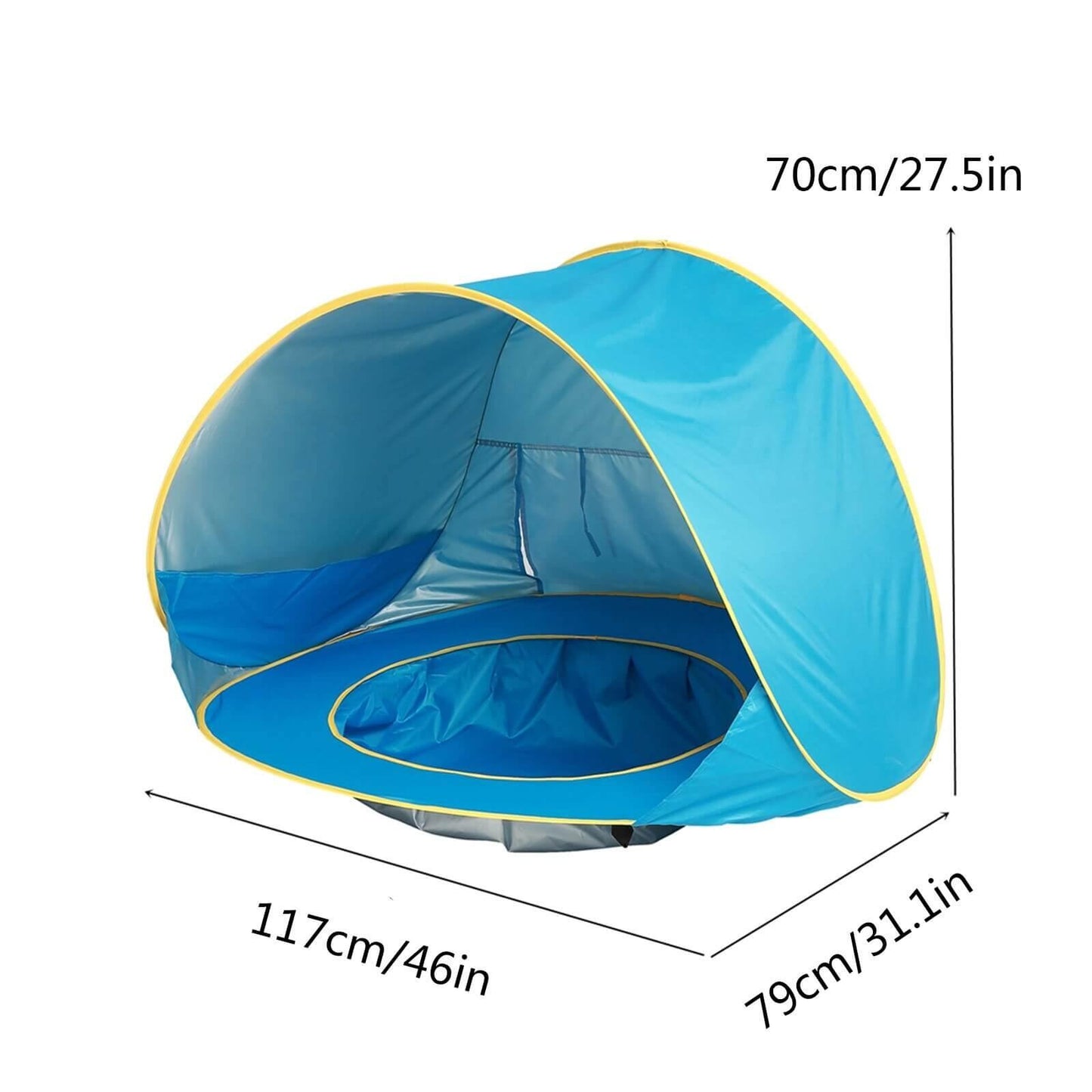 UV-protecting Children Waterproof Beach Tent - MaviGadget