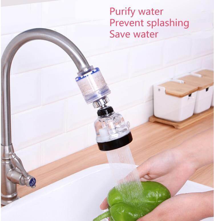 Multifunction Rotatable Water Spray Faucet Filter - MaviGadget