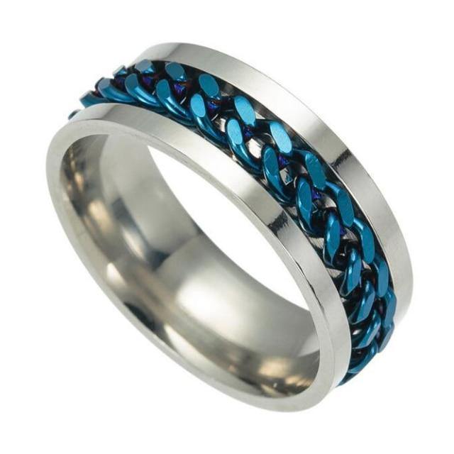 Cool Stainless Steel Rotating Ring - MaviGadget
