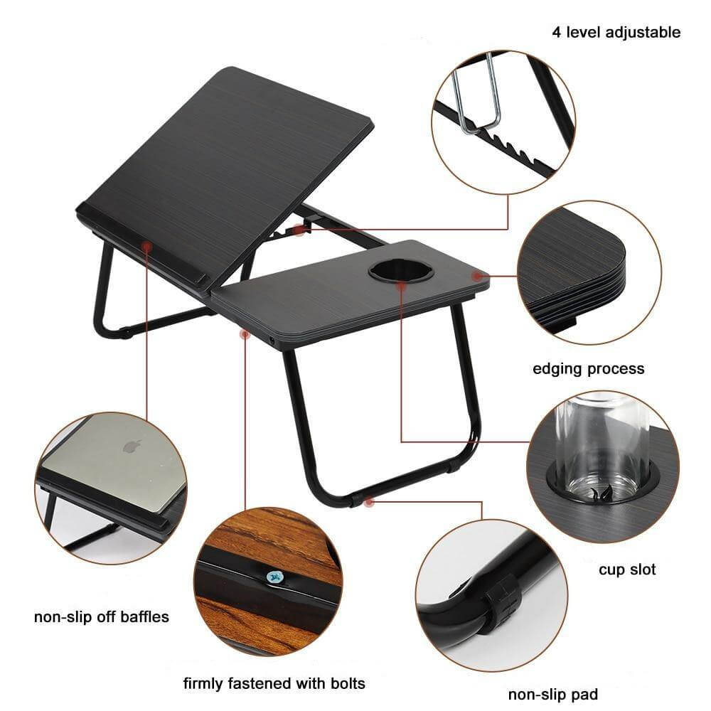 Adjustable Folding Portable Laptop Table - MaviGadget