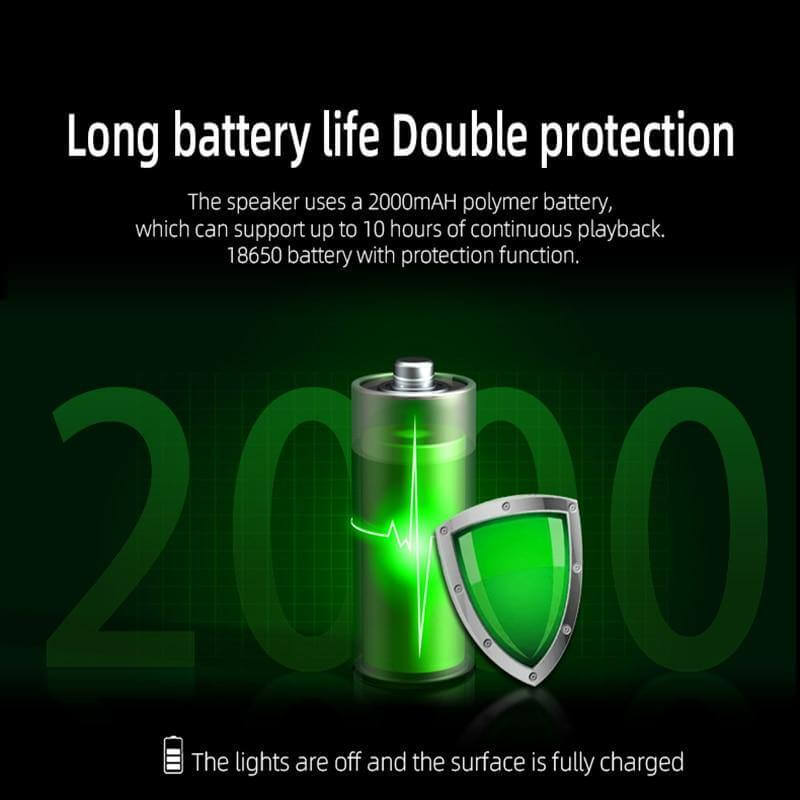 Neckband Portable Wireless Dual Speaker - MaviGadget