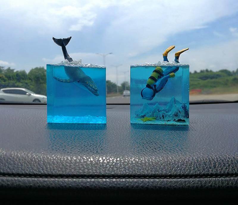 Ocean Scuba Diver Lamp - MaviGadget