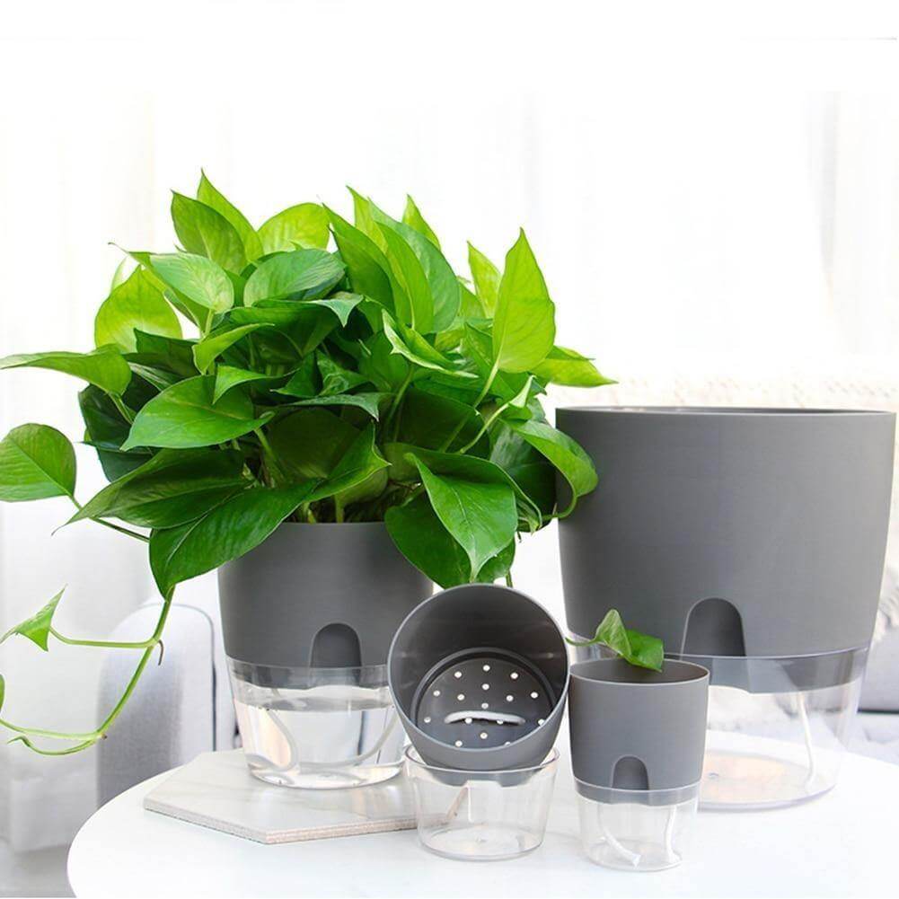 Self-watering Plant Pot with Water Container - MaviGadget