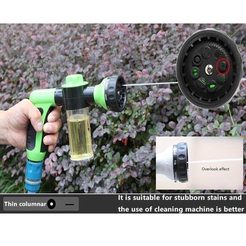 High Pressure Water Spray Gun with Automatic Dispenser - MaviGadget