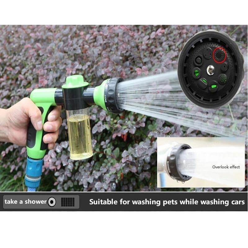 High Pressure Water Spray Gun with Automatic Dispenser - MaviGadget