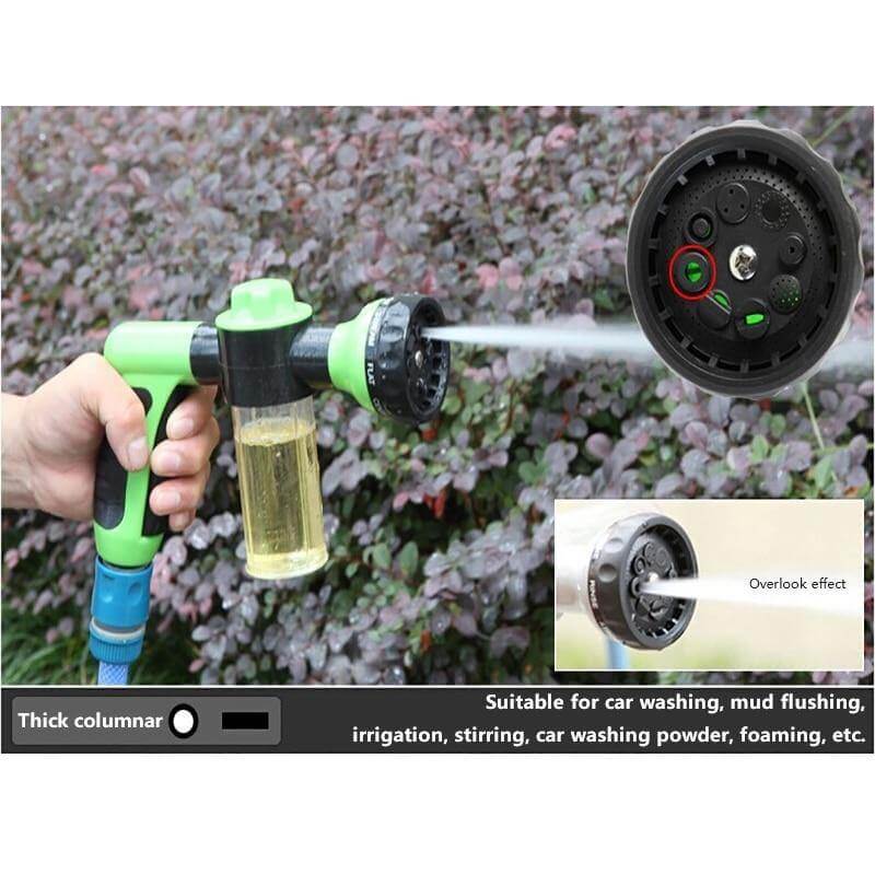 High Pressure Water Spray Gun with Automatic Dispenser - MaviGadget