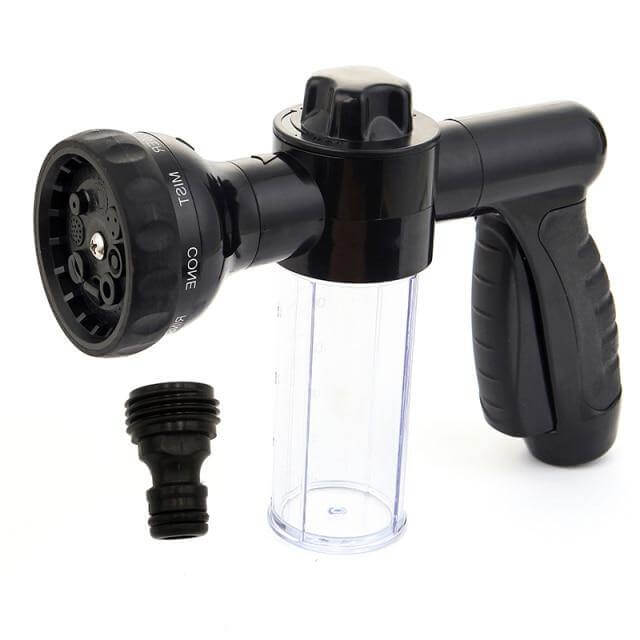 High Pressure Water Spray Gun with Automatic Dispenser - MaviGadget