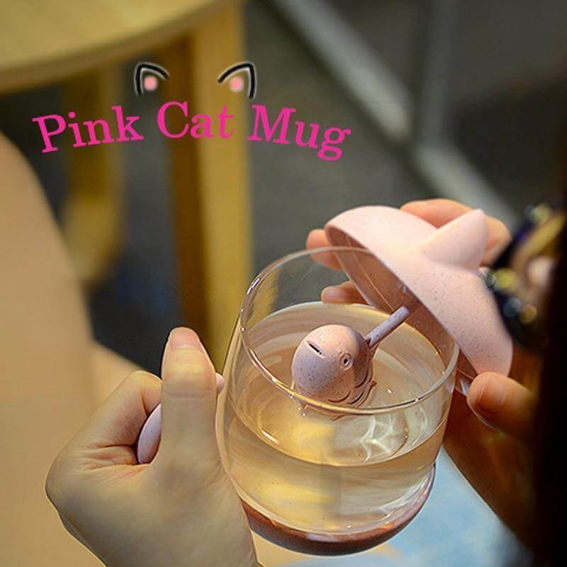 Cute Tea Mug Cup with Filter - MaviGadget