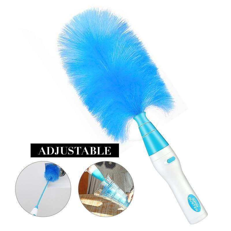Adjustable 360 Electric Rotating Cleaning Dust Brush - MaviGadget