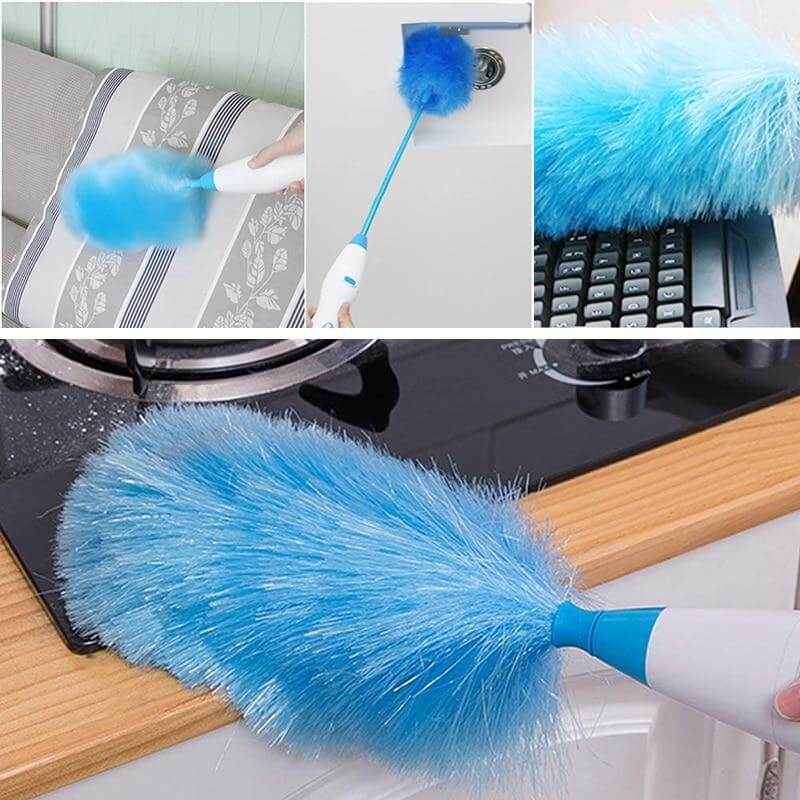 Adjustable 360 Electric Rotating Cleaning Dust Brush - MaviGadget