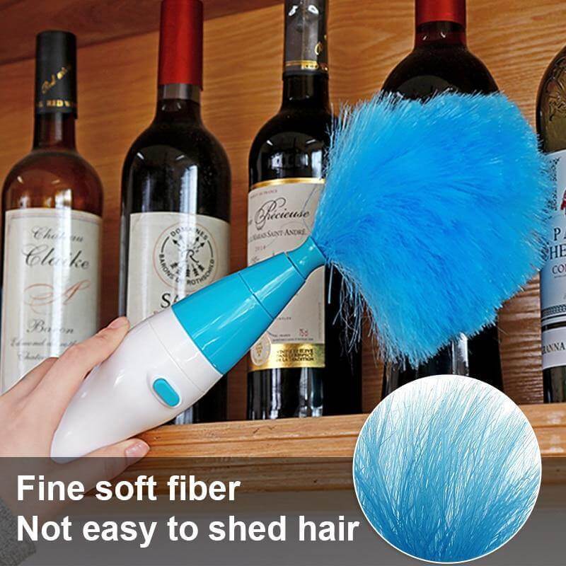 Adjustable 360 Electric Rotating Cleaning Dust Brush - MaviGadget
