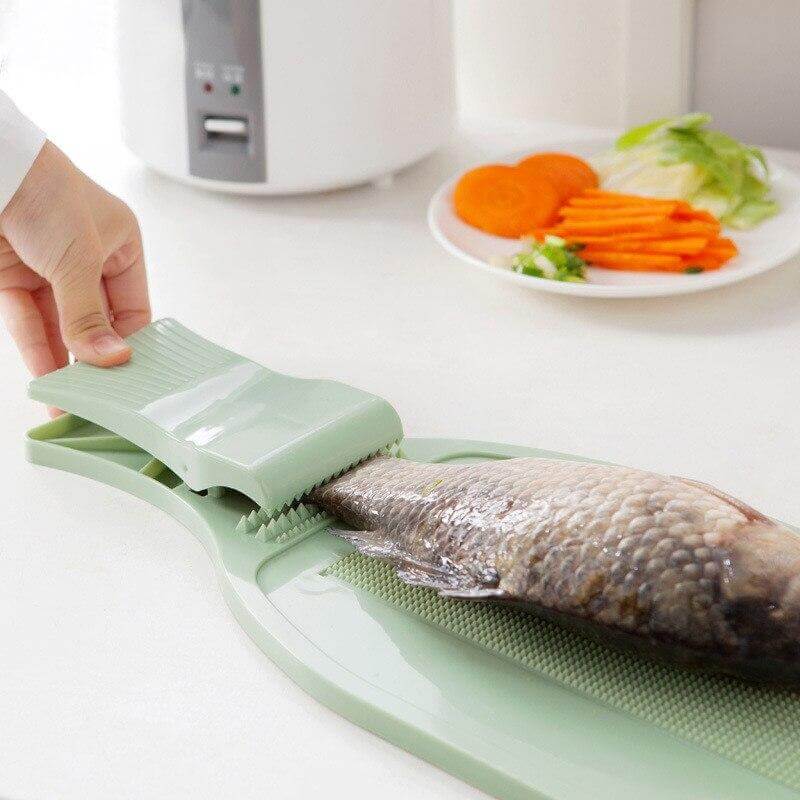 Creative Fish Cutting Board with Clip - MaviGadget