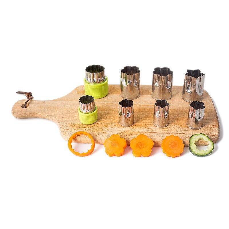 8pcs/Set Stainless Steel Puzzle Fruit Vegetable Cutter - MaviGadget