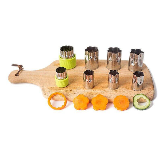 8pcs/Set Stainless Steel Puzzle Fruit Vegetable Cutter - MaviGadget