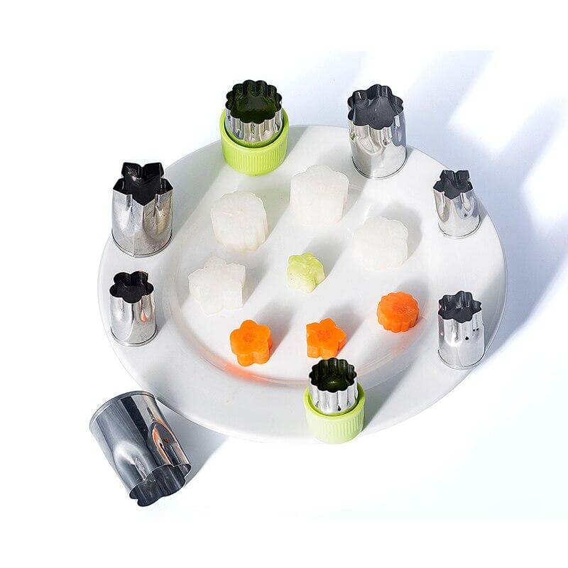 8pcs/Set Stainless Steel Puzzle Fruit Vegetable Cutter - MaviGadget