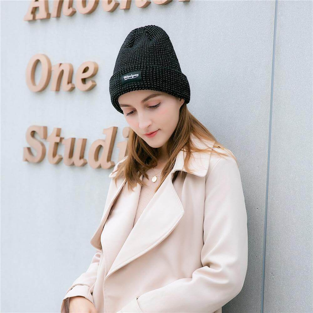 New Reflective Unisex Beanie - MaviGadget